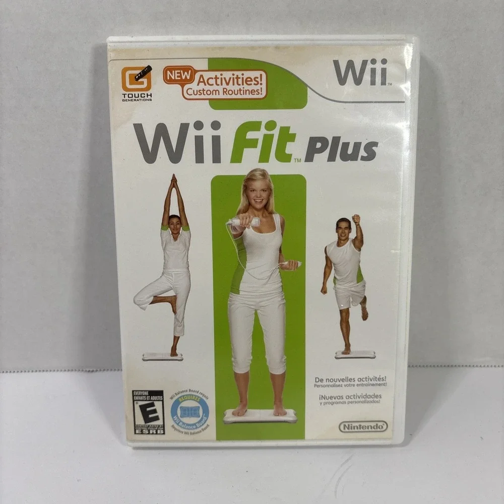 Wii Fit Plus Wii Game 2009 Complete CIB w/Manual Tested Working Nintendo